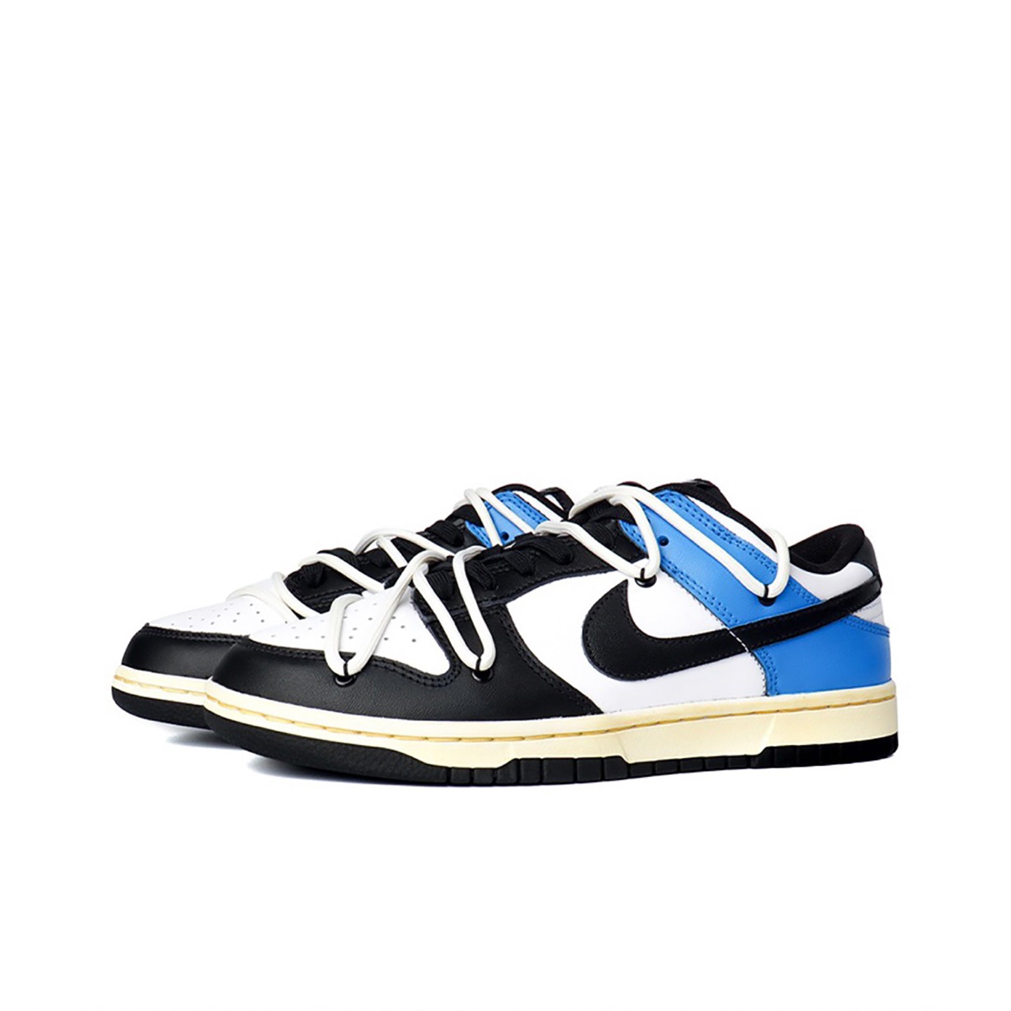 Travis Scott Blue Black White Custom Nike Dunk-shecustomize