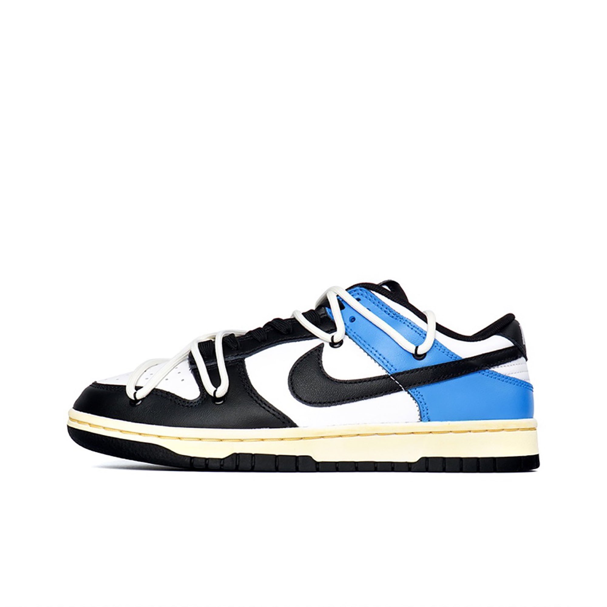 Travis Scott Blue Black White Custom Nike Dunk-shecustomize