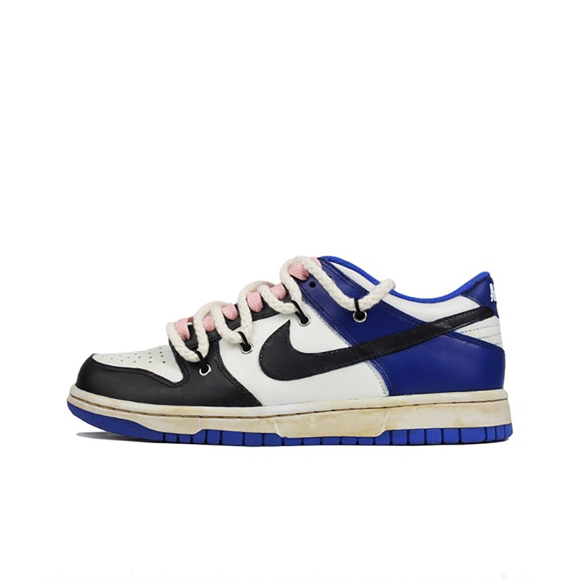 Travis Scott Blue Black White Custom Nike Dunk-shecustomize