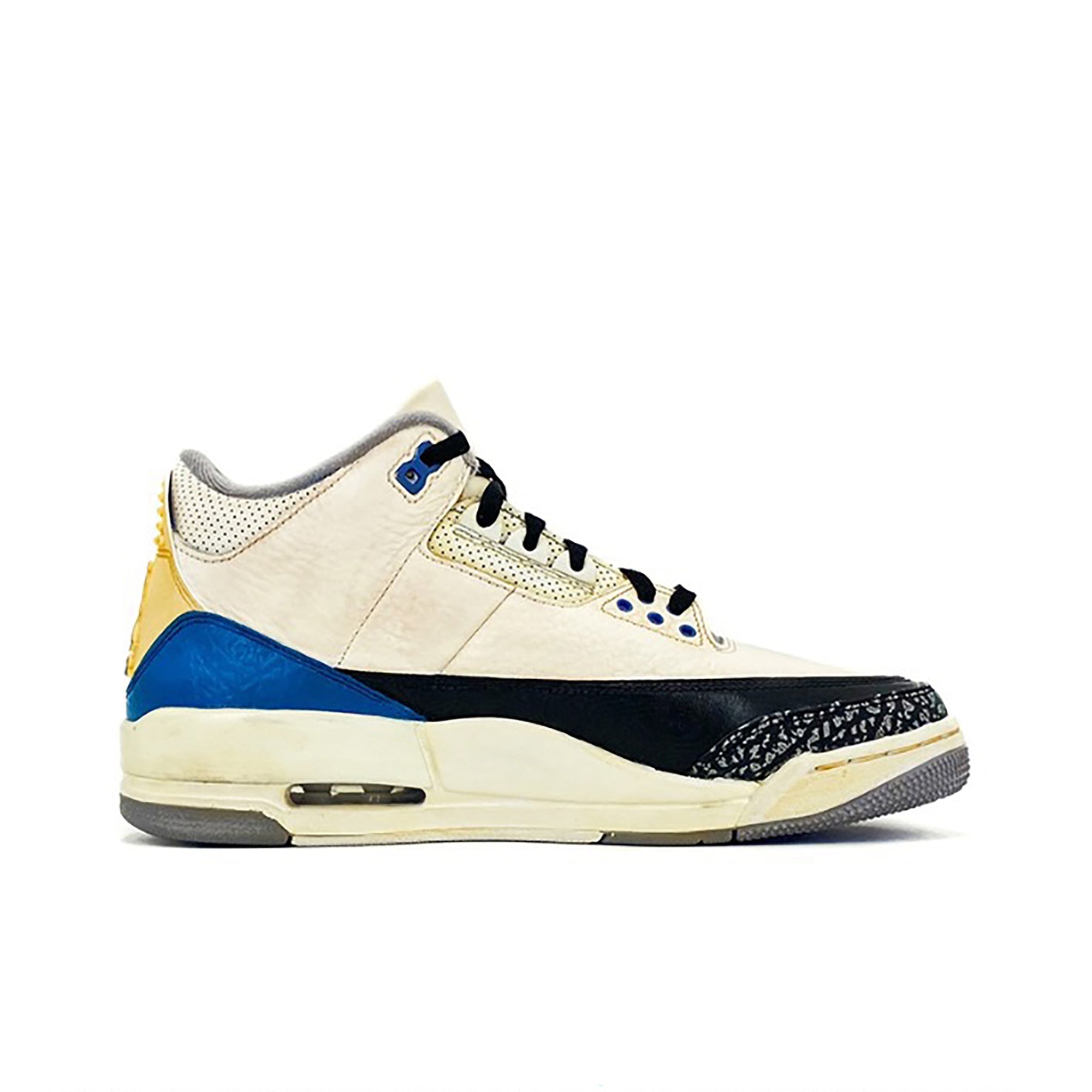 Travis Scott Blue White Black Custom Air Jordan 3-shecustomize