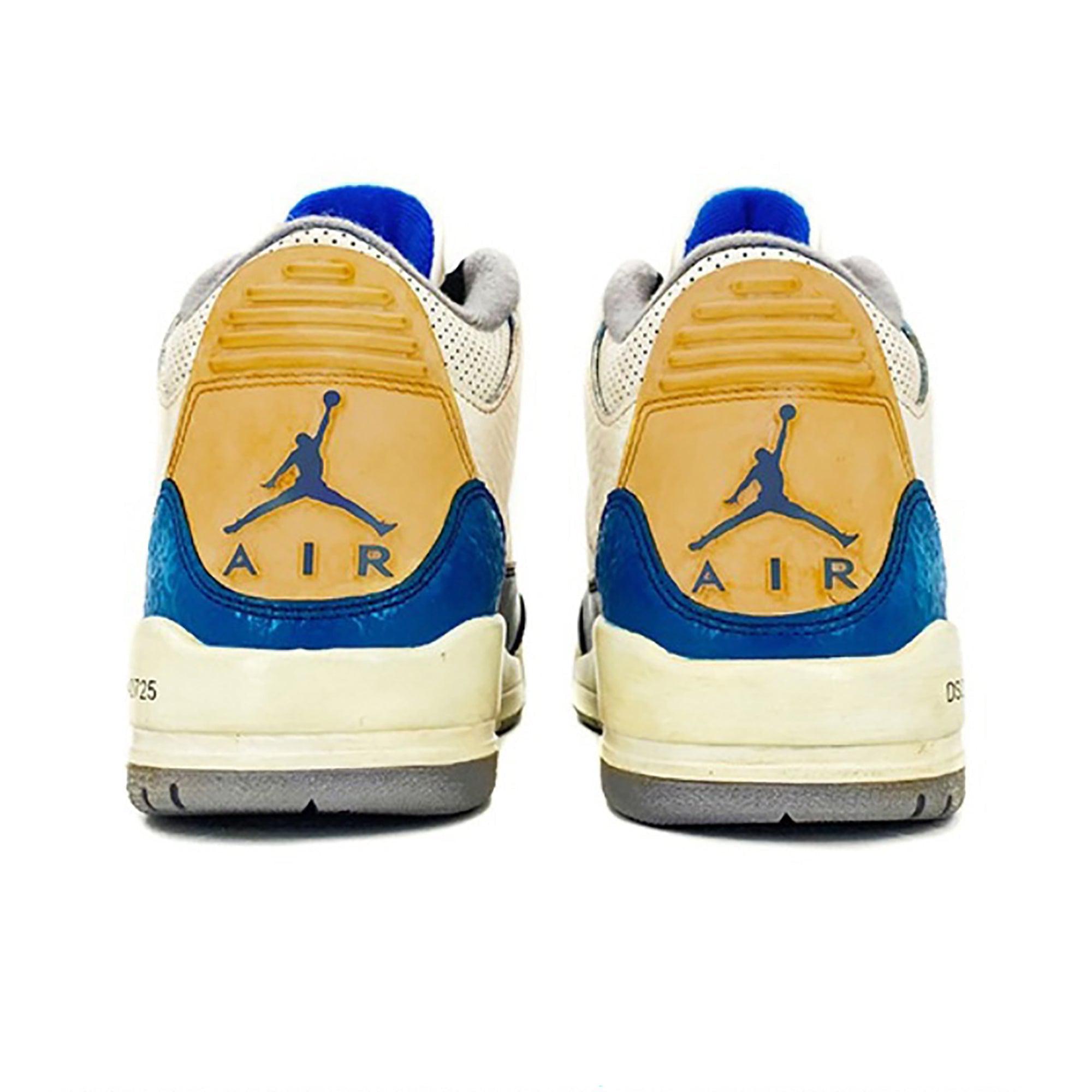 Travis Scott Blue White Black Custom Air Jordan 3-shecustomize