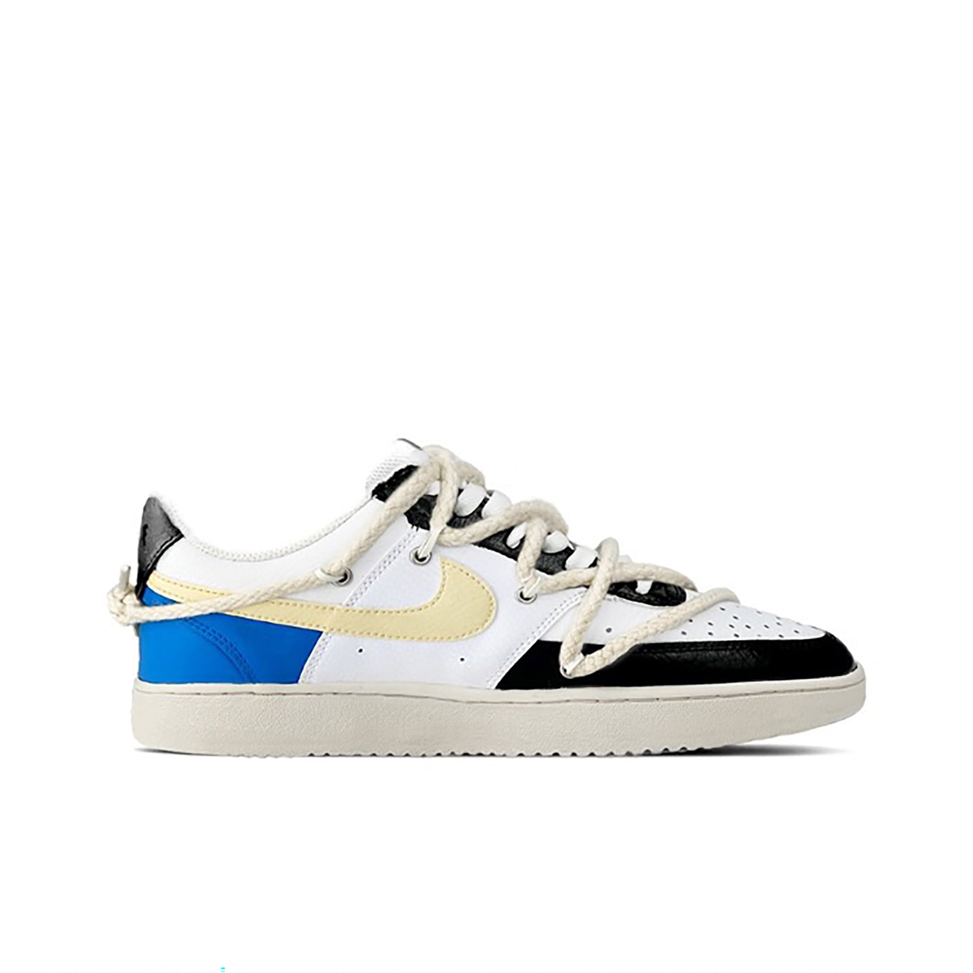 Travis Scott Blue White Black Custom Nike Court Vision Low-shecustomize