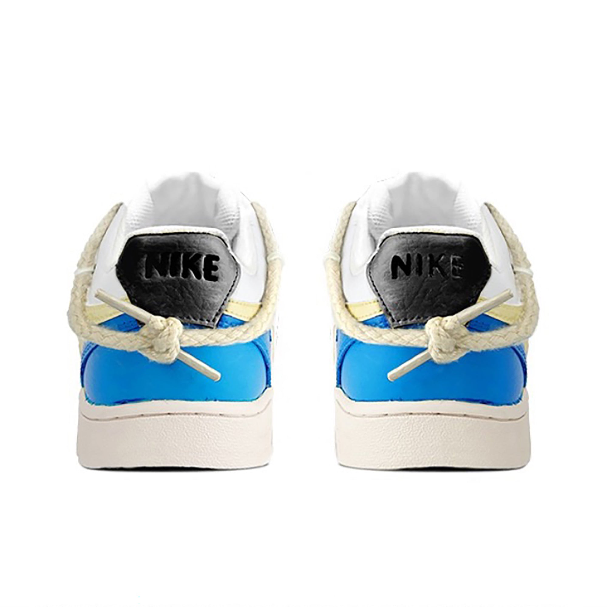 Travis Scott Blue White Black Custom Nike Court Vision Low-shecustomize