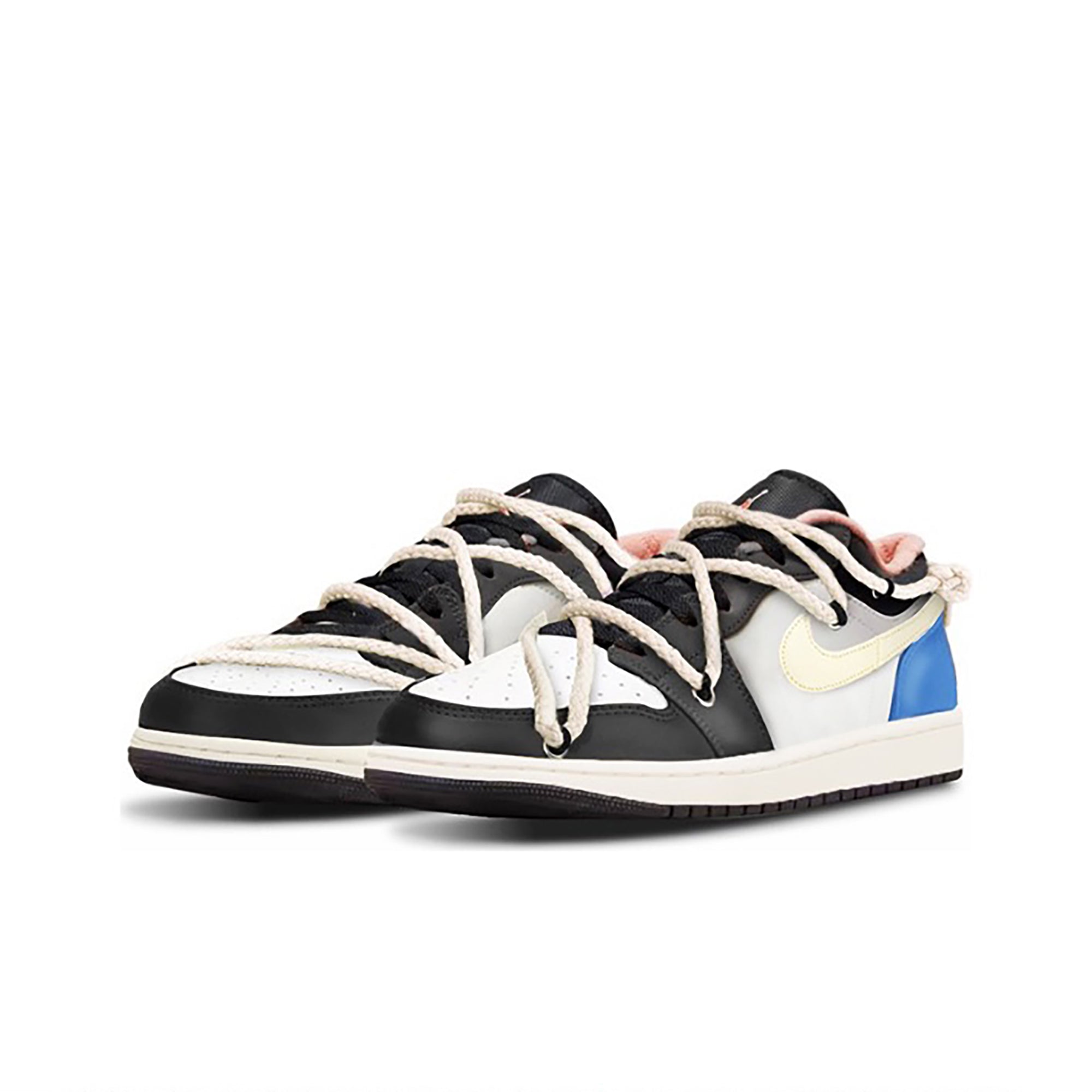 Travis Scott Blue White Custom Nike-shecustomize