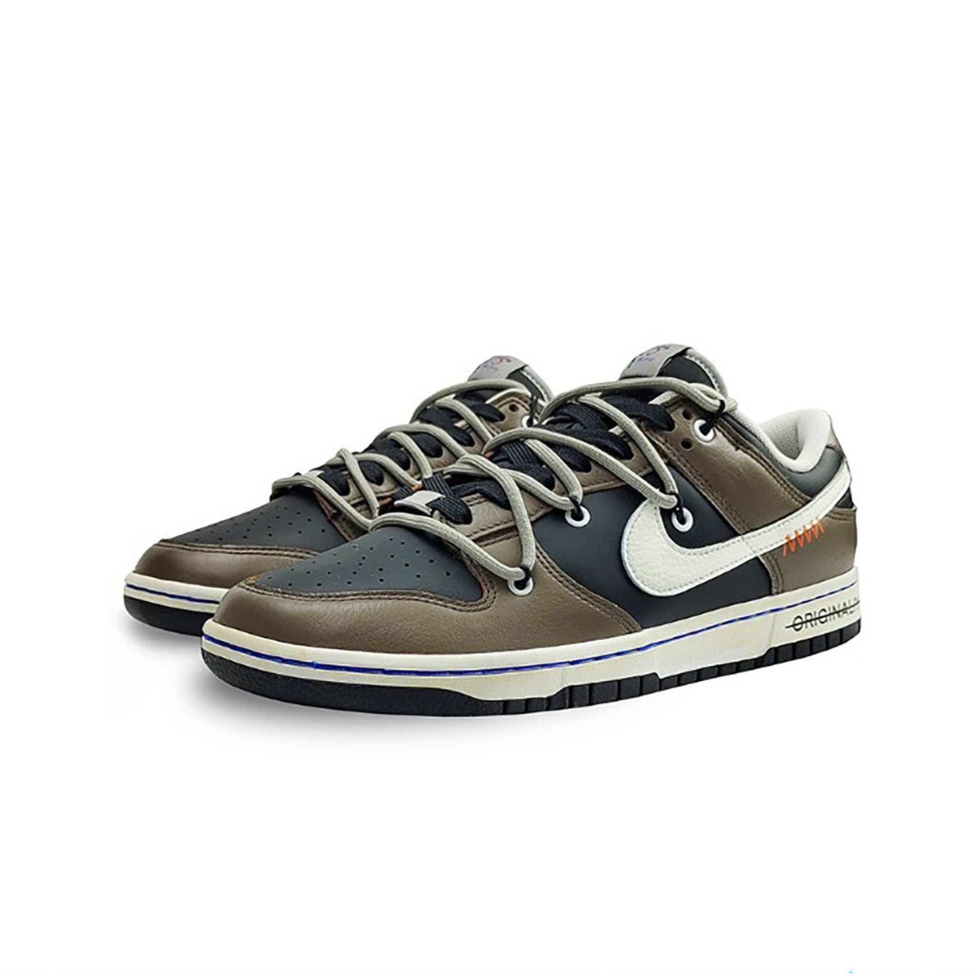 Travis Scott Brown Black Custom Nike Dunk-shecustomize