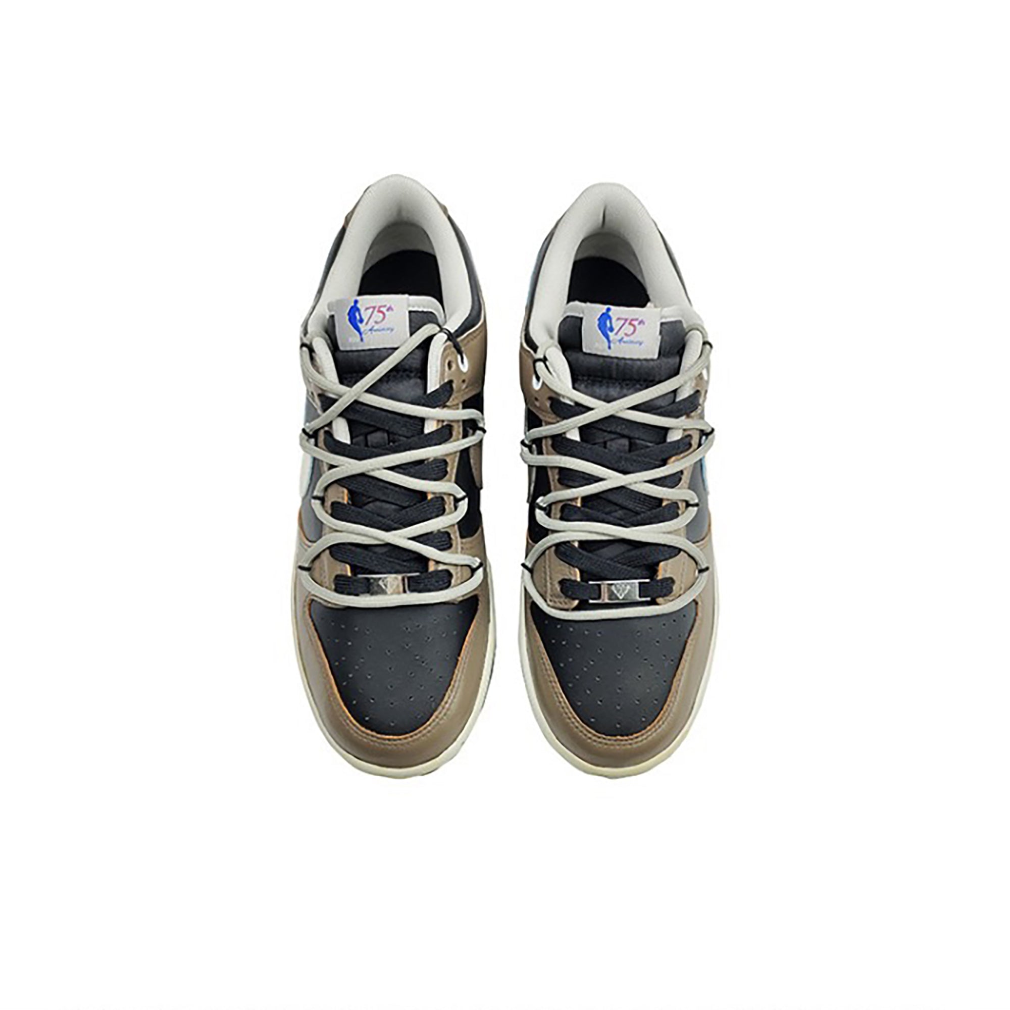 Travis Scott Brown Black Custom Nike Dunk-shecustomize