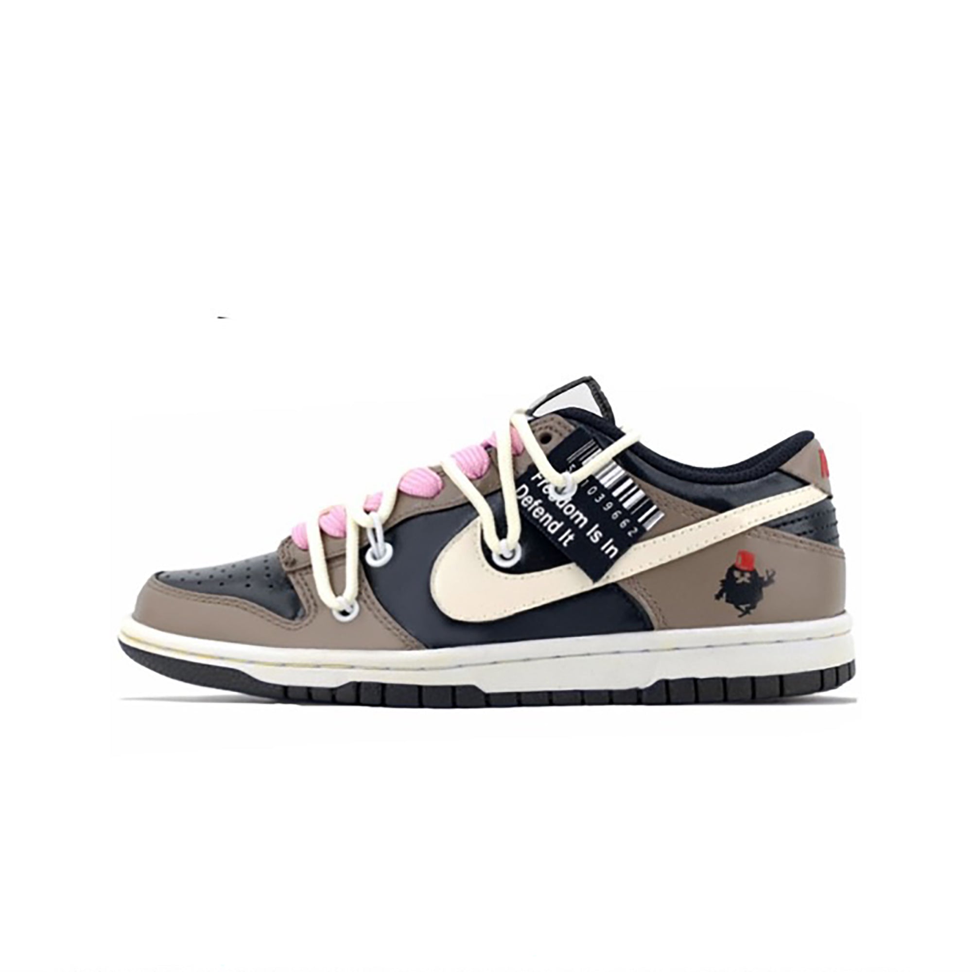Travis Scott Brown Miner Custom Nike Dunk-shecustomize