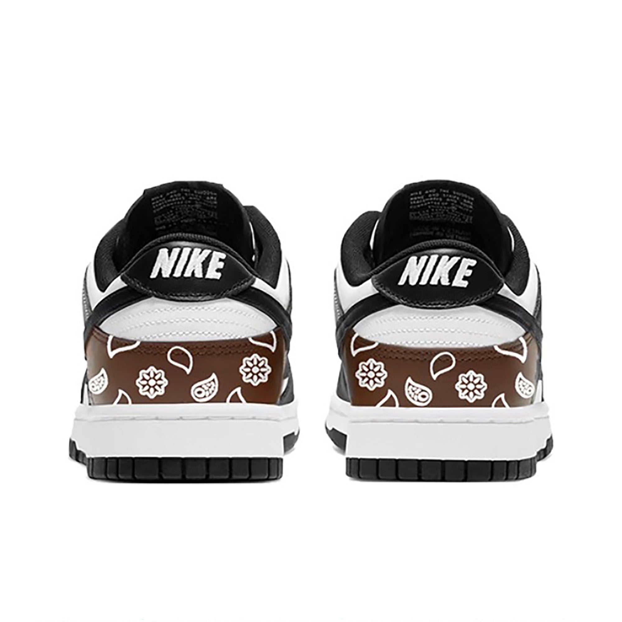Travis Scott Brown Paisley Custom Nike Dunk-shecustomize