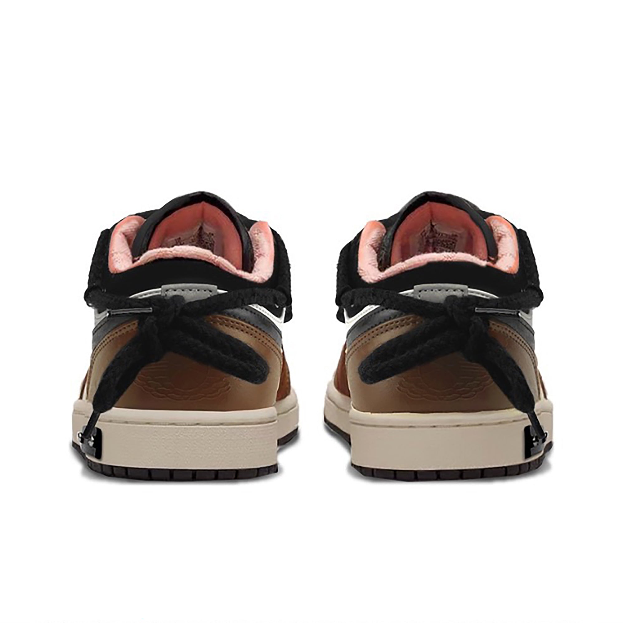 Travis Scott Brown White Custom Nike Dunk-shecustomize