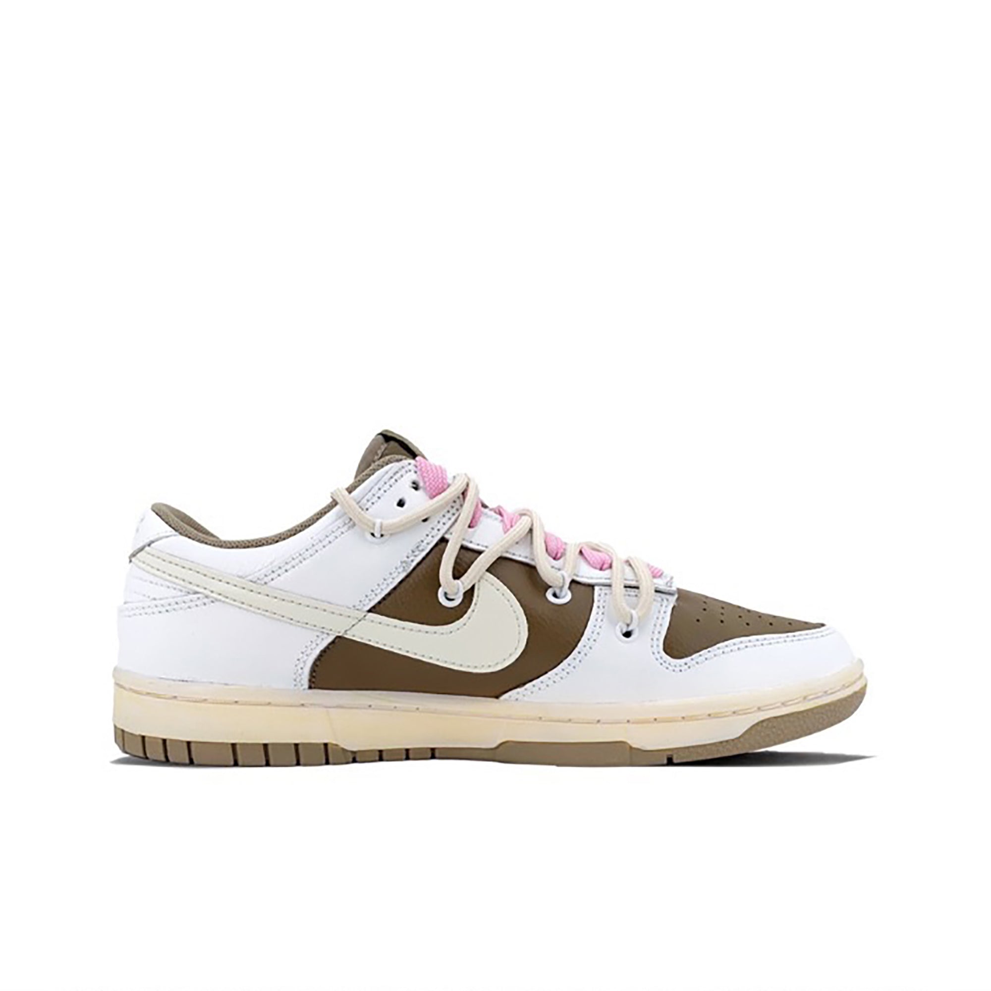 Travis Scott Mocha White Custom Nike Dunk-shecustomize