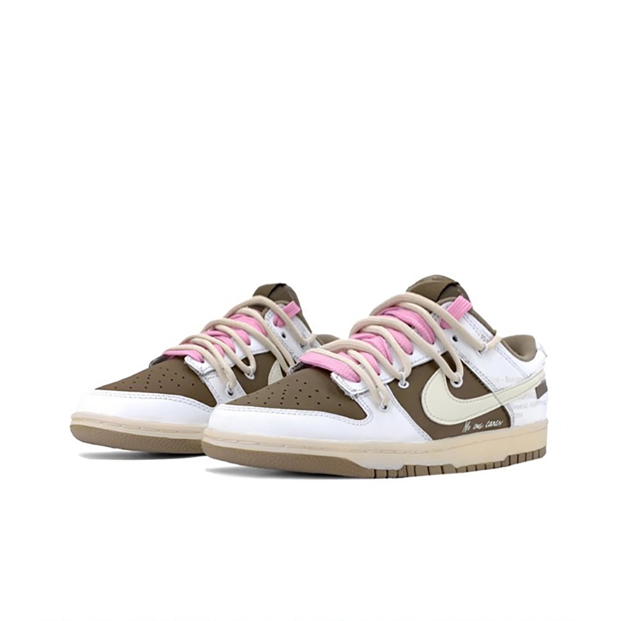 Travis Scott Mocha White Custom Nike Dunk-shecustomize