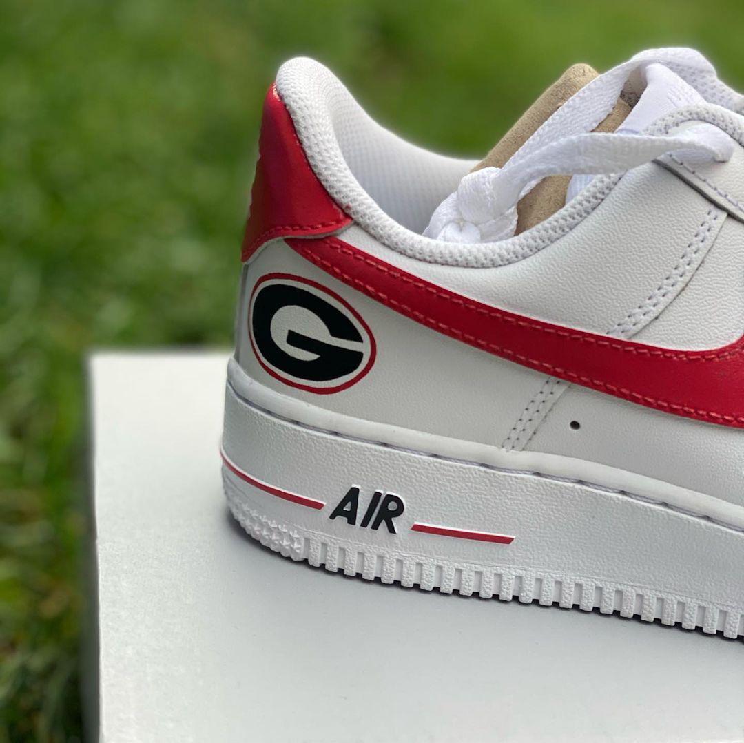 University of Georgia Custom Air Force 1’s-shecustomize