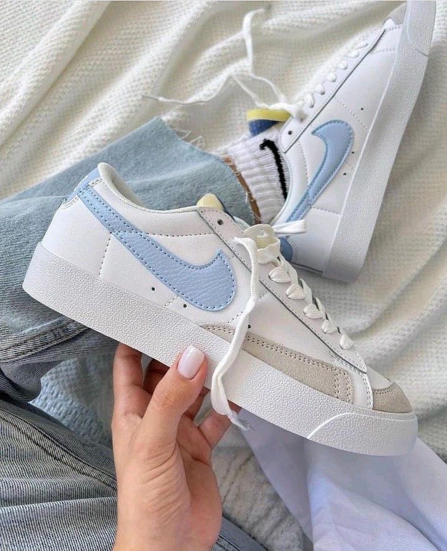 Baby Blue Custom Blazer Low '77-shecustomize