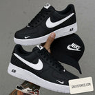 Black & White Custom Air Force 1-shecustomize
