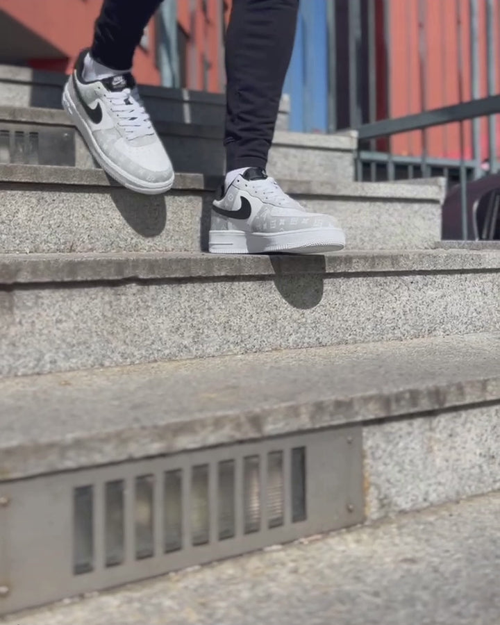 ROYAL GRAY LV Custom Air Force 1-shecustomize