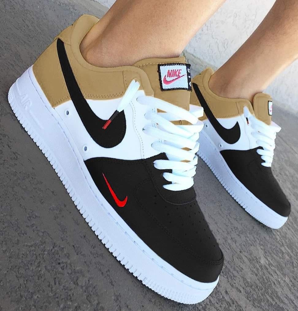 Hand Painted Color Block Custom Air Force 1 Sneakers-shecustomize