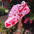 Hand Painted Custom Camo Air Force 1 with Rope Laces-shecustomize