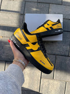 Custom Air Force 1 Yellow Black Stripes Camaro Logo-shecustomize