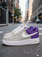 Gray Blue White Custom Air Force 1-shecustomize