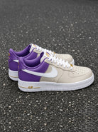 Gray Blue White Custom Air Force 1-shecustomize