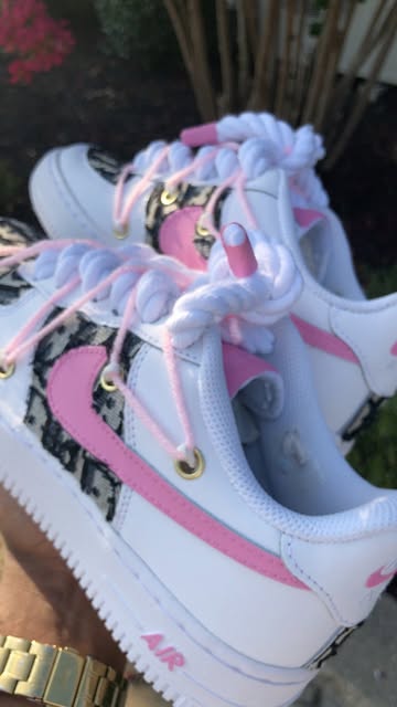 Hand Painted Custom Purple Air Force 1 Sneakers-shecustomize
