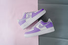 Lavender Purple Air Force 1s Custom Shoes Sneakers-shecustomize