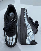 Hand Painted Skeleton Custom Air Force 1 Sneakers-shecustomize