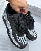 Hand Painted Skeleton Custom Air Force 1 Sneakers-shecustomize