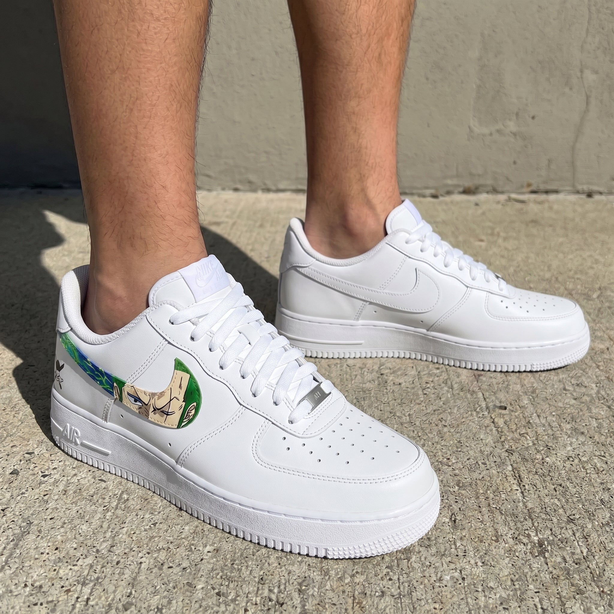 One Piece Themed Custom Air Force 1-shecustomize