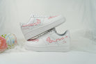 Pink Cow Print Air Force 1s Custom Shoes Sneakers-shecustomize