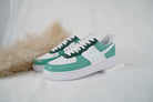 Sage Green Air Force 1s Custom Shoes Sneakers-shecustomize