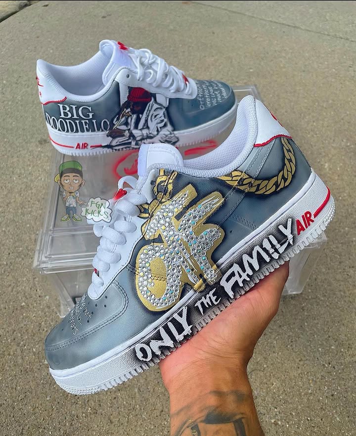 Hand Painted Custom Air Force 1 Personalized Sneakers-shecustomize