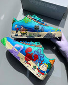 Hand Painted SpongeBob Custom Air Force 1 Sneakers-shecustomize