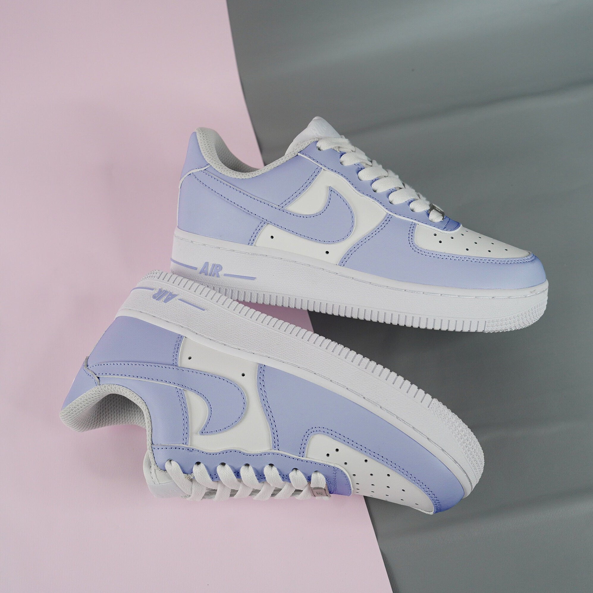Purple Air Force 1s Custom Shoes Sneakers-shecustomize