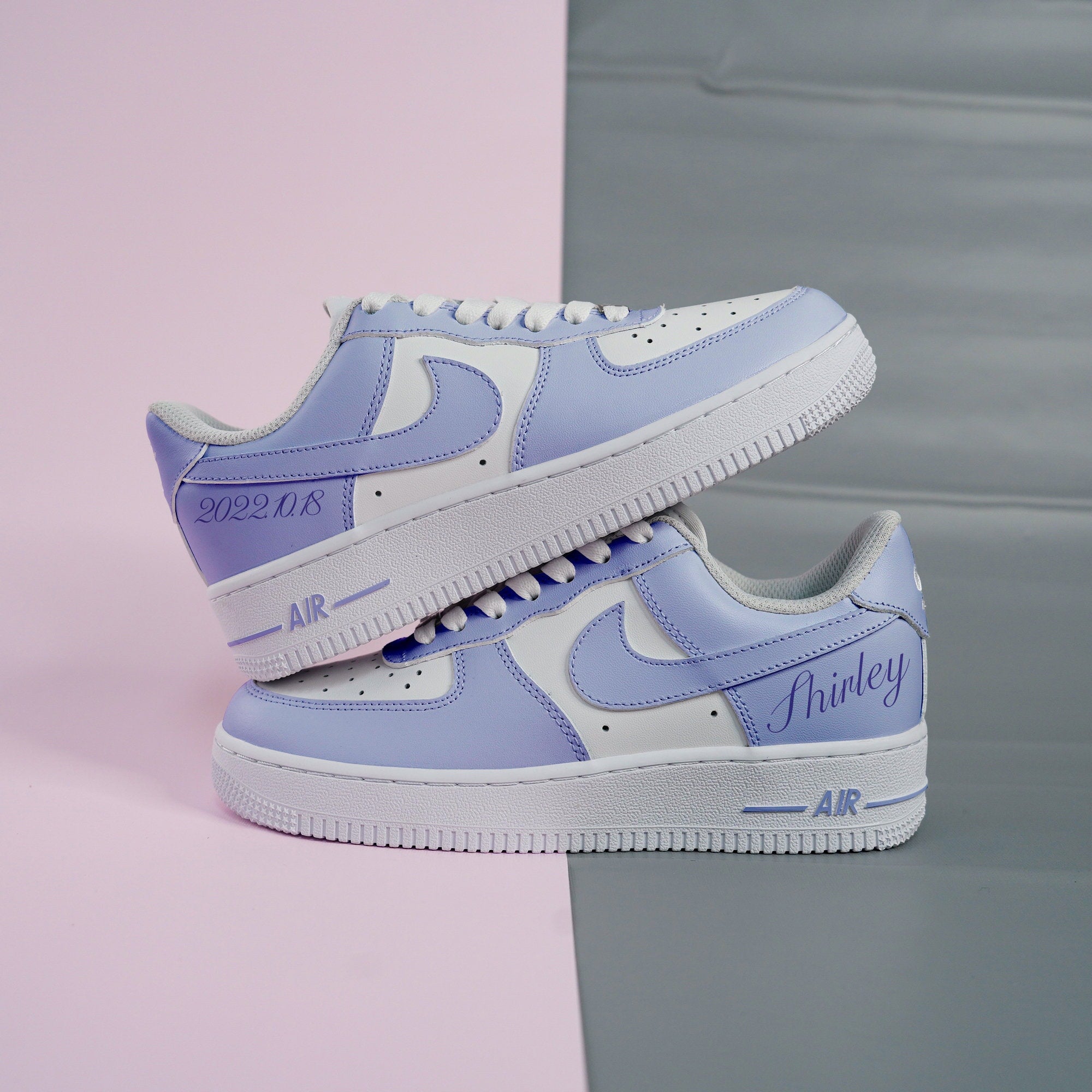 Purple Air Force 1s Custom Shoes Sneakers SHECUSTOMIZE