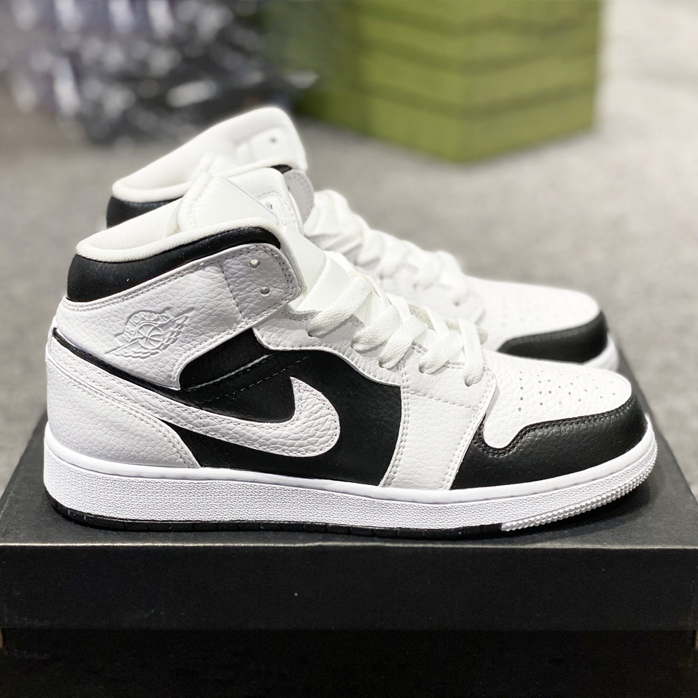 Custom Jordans Black White