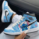 Baby Blue Stitch Heart Custom Air Jordan 1-shecustomize