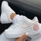 Baby Pink Donut Sprinkles Custom Air Force 1-shecustomize