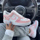Baby Pink Hello Kitty Custom Air Force 1-shecustomize