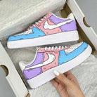 Baby Pink Purple Blue Cartoon Custom Air Force 1-shecustomize