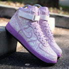 Baby Purple Floral Custom Air Force 1-shecustomize