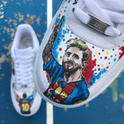 Barcelona Leo Messi Custom Air Force 1-shecustomize