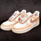 Beige Brown Custom Air Force 1-shecustomize