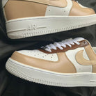 Beige Brown Custom Air Force 1-shecustomize
