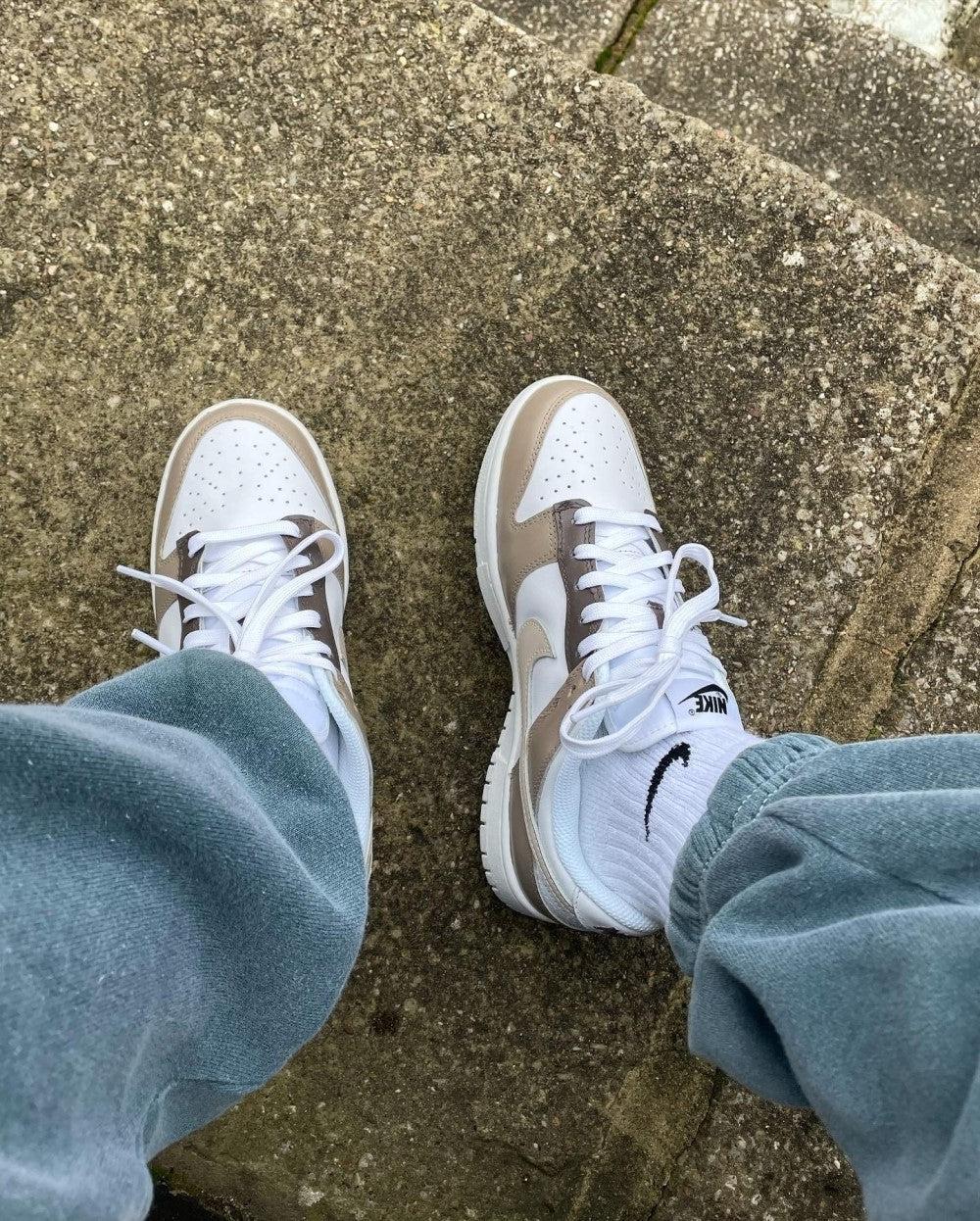 Beige Custom NIKE Dunk-shecustomize