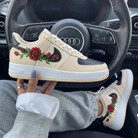 Beige Rose Custom Air Force 1-shecustomize
