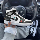 Black And White Among Us Characters Custom Air Jordan 1-shecustomize