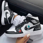 Black And White Among Us Characters Custom Air Jordan 1-shecustomize