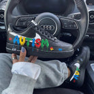 Black Autism Puzzle Pieces Custom Air Force 1-shecustomize