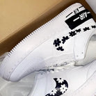 Black Daisy Custom Air Force 1-shecustomize